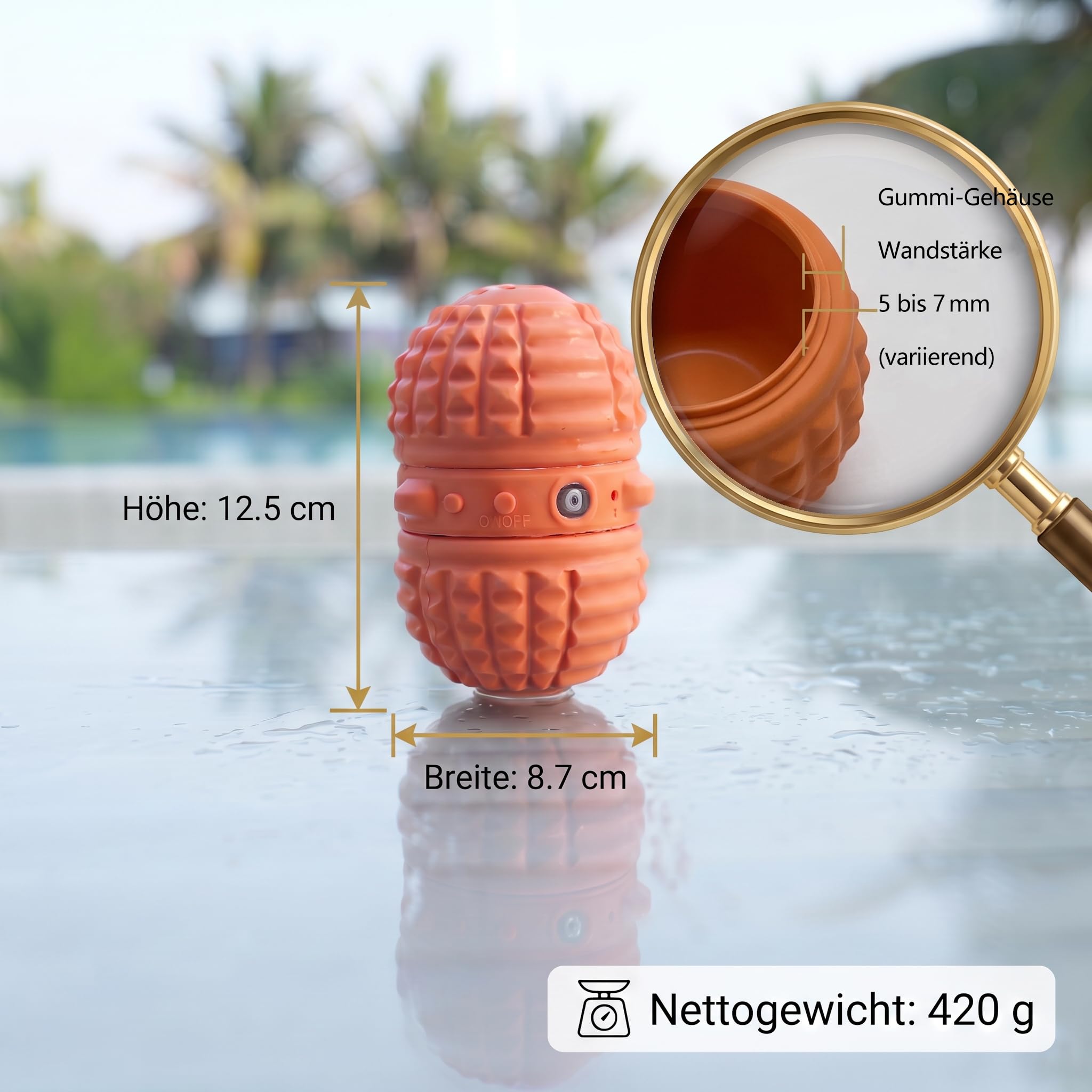 Interaktiver Hundeball Intelligenter Spielball Hundespielzeug
