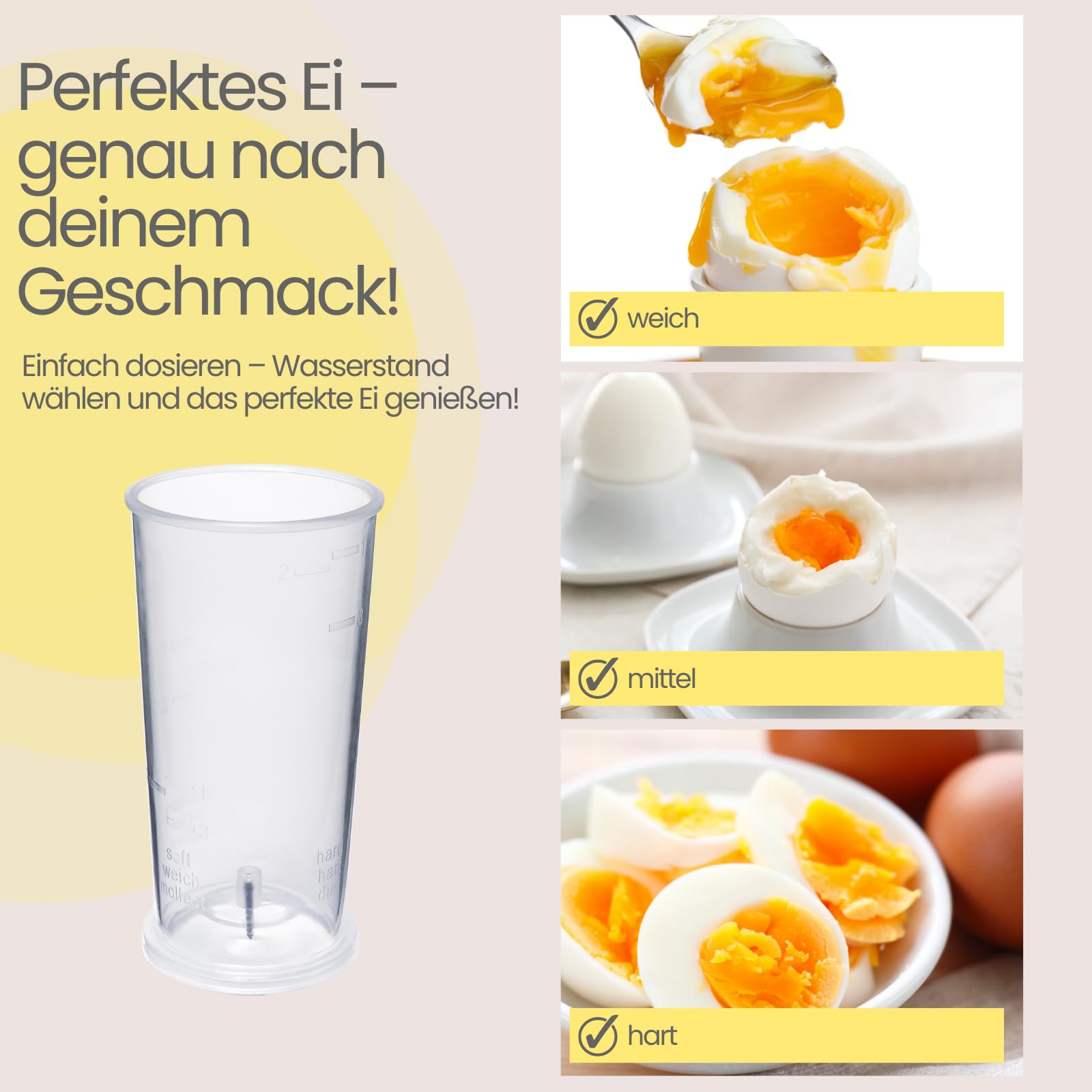 STEBA EK 4 CUECEHUEVOS 3 HUEVOS 350 W NEGRO, BLANCO