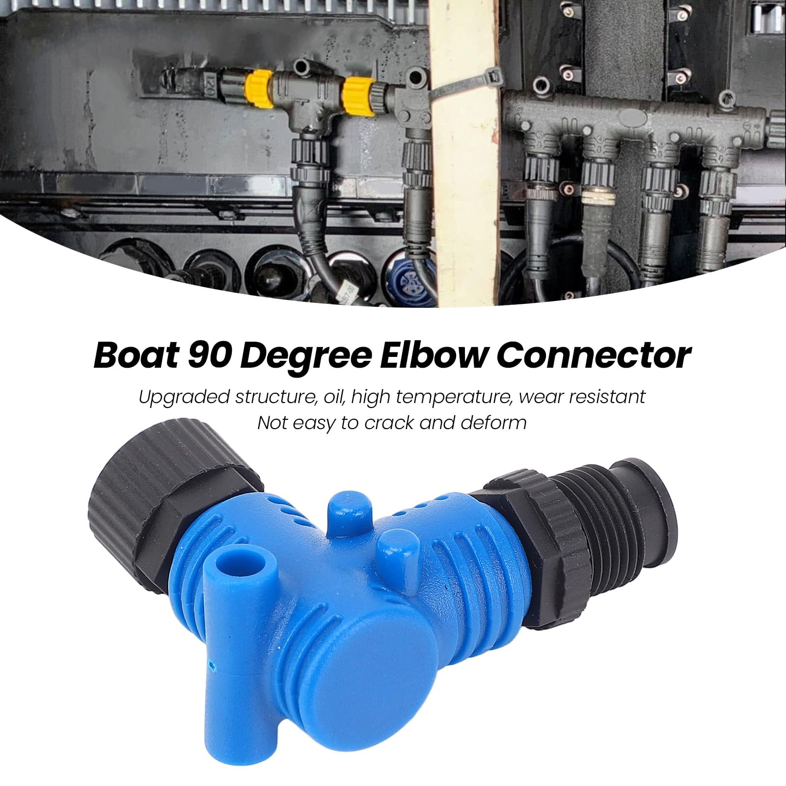 per Connettore NMEA2000 a 90 ° M12 PIN IP67 Connettore a Gomito a 90 Gradi per Reti Lowrance