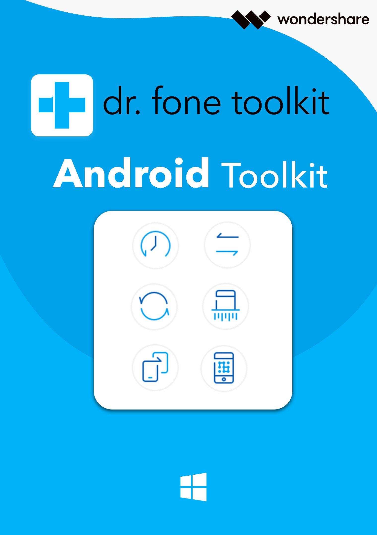 Wondershare - dr.fone - Android Toolkit - Lifetime - 1 Gerät für PC | PC Aktivierungscode per Email