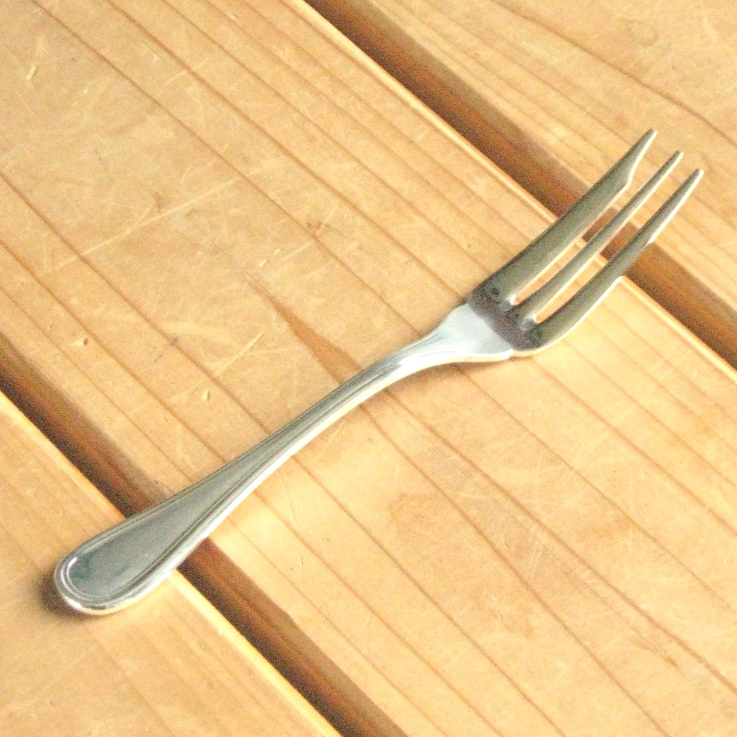 Amazon｜ナガオ 洋白銀器 ケーキフォーク 2本 ニッケルシルバー 日本製