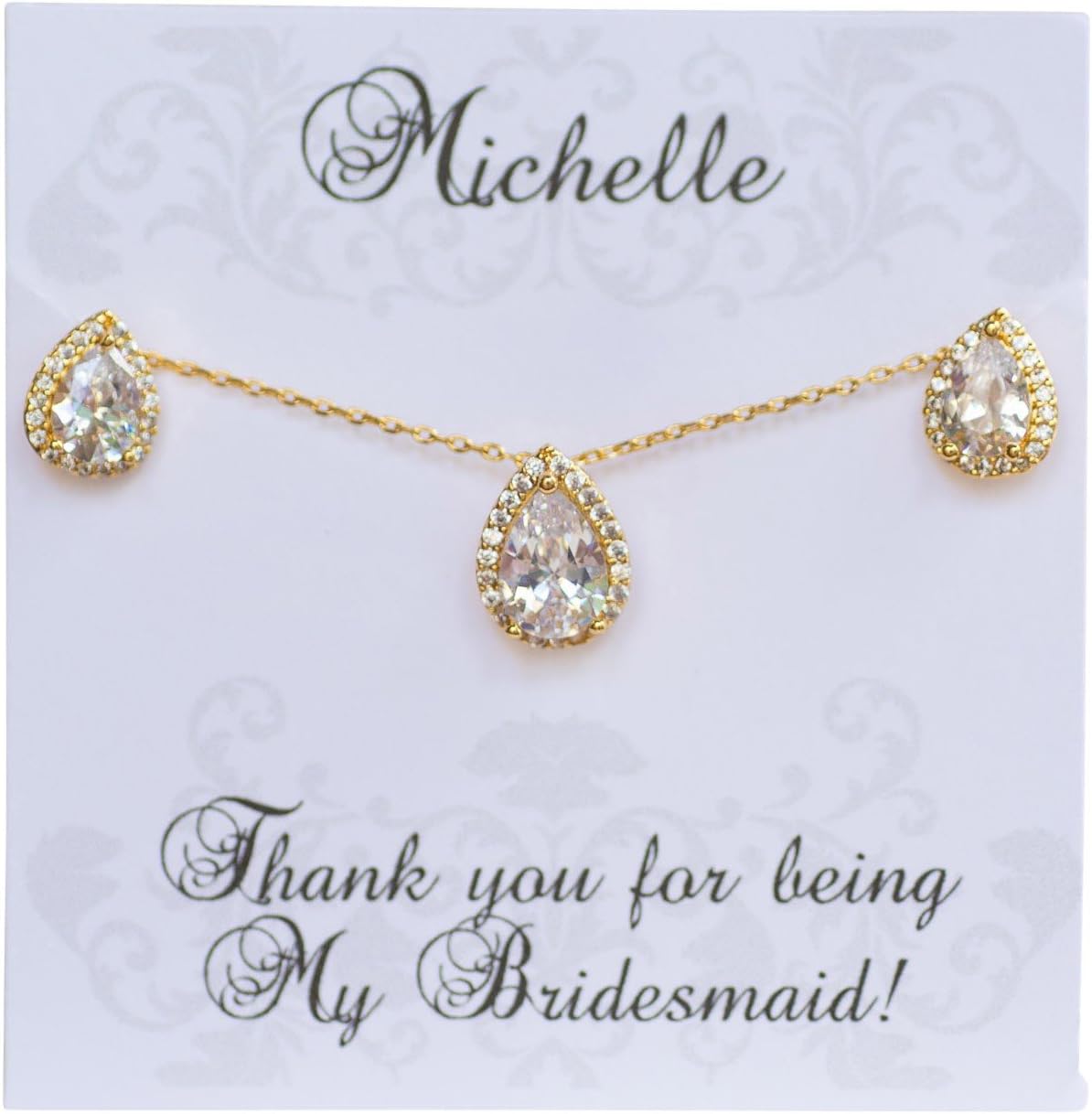 Cleo Classic Designs Bridesmaid Gifts | Bridesmaid Sets | Bridesmaid Earrings | Personalized | Bridal Earrings | Wedding Jewelry