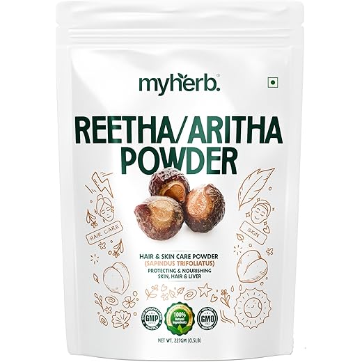 MYHERB Organic Aritha Powder 227gm