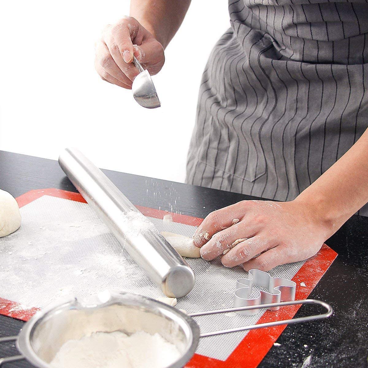 6 Pièces Cercle Tartelette, Cercle a Patisserie 8c, Cercles et Cadres