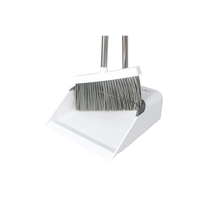 Buy FurnitureXtra Long Handled Dustpan and Brush Combo Sets Upright Dustpan with Long Handled