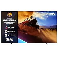 Philips Ambilight 48OLED770 4K OLED Smart TV - Display 48’’ con processore P5 AI Perfect Picture Ultra HD