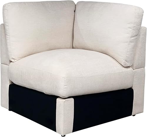 Miniatura 4 de Sofá modular convertible de 146 pulgadas, juego de muebles modulares de sala de estar de 8 asientos con 2 almohadas y otomana, sofás de nube