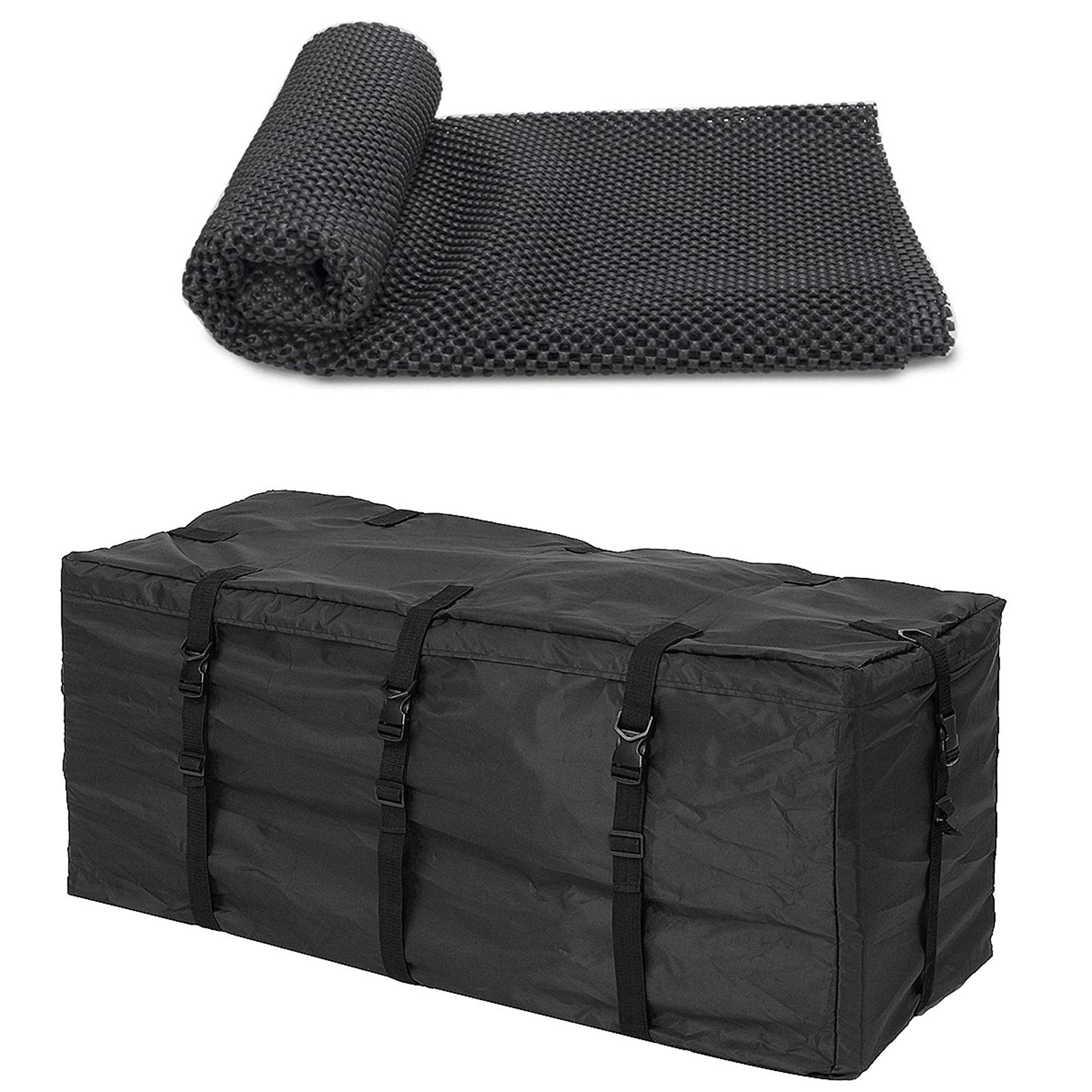Portaequipajes para coche, 11 pulgadas cúbicas, impermeable, protección