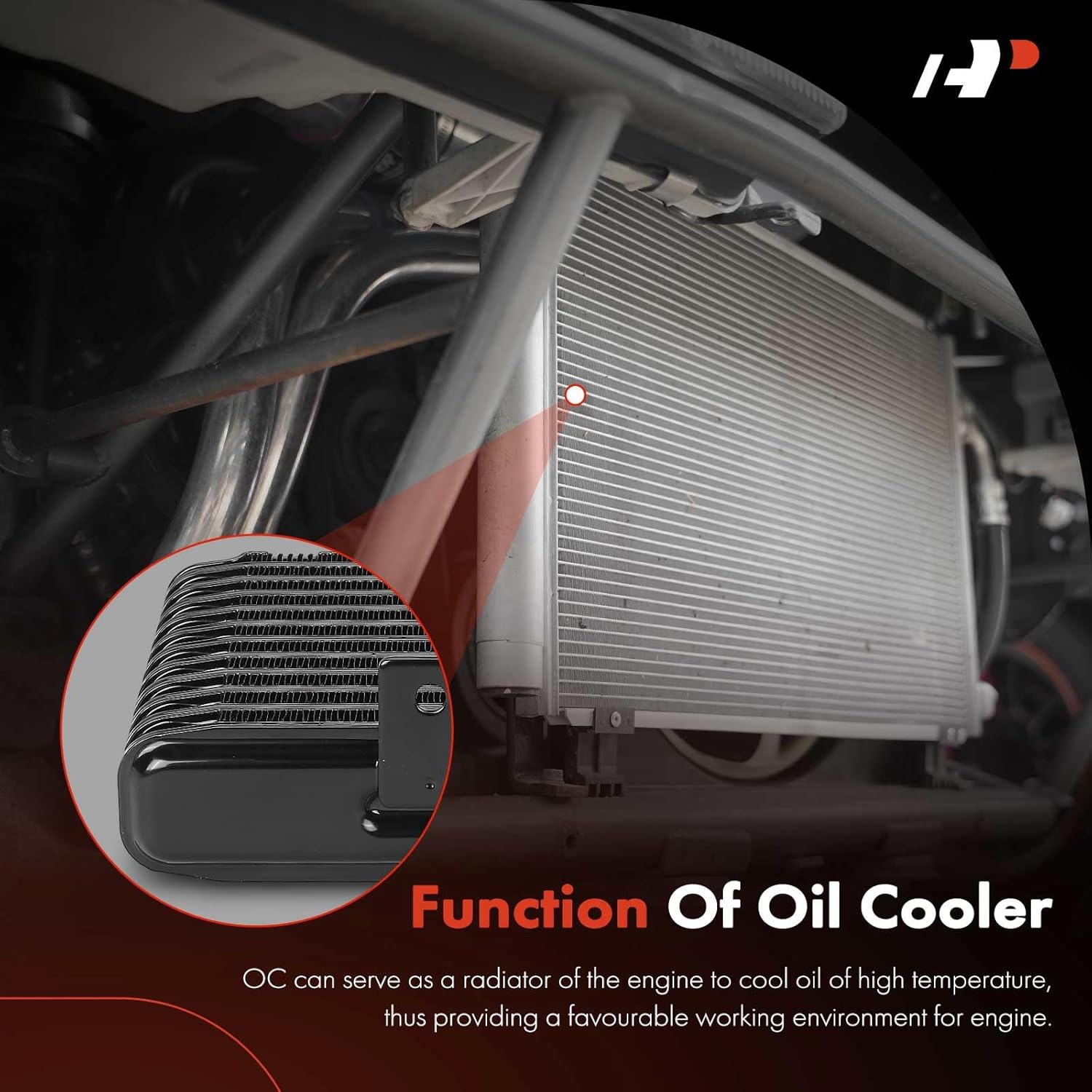 A-Premium Transmission Oil Cooler Compatible with Mitsubishi Outlander 2011 2012 2013