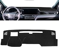 Vista 16 de x xotic tech Alfombrilla para consola central para tablero de instrumentos precortada, antideslizante, protector solar antirreflejos, cubierta