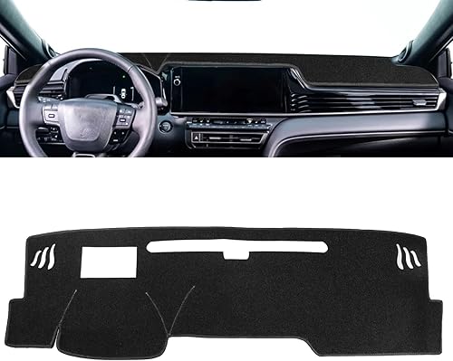 Miniatura 16 de x xotic tech Alfombrilla para consola central para tablero de instrumentos precortada, antideslizante, protector solar antirreflejos, cubierta