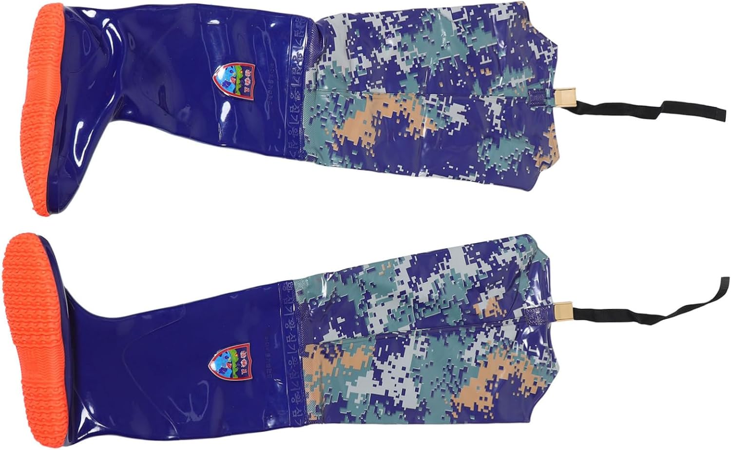 SUPVOX PVC Fishing Waders Non-Slip High Rain Boots for Men Lightweight Outdoor Wading Trousers for Fishing and Rice Transplanting