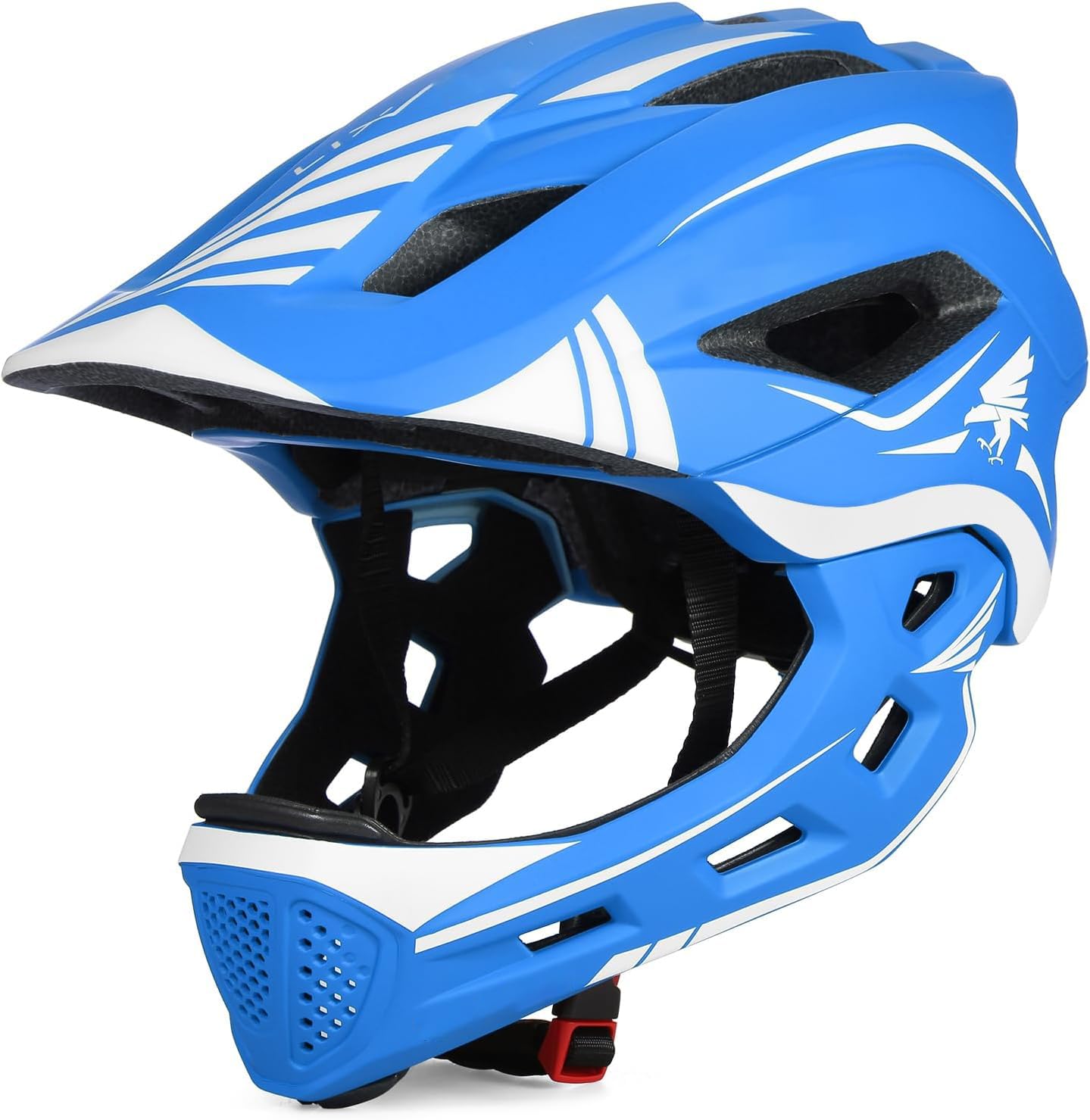 Casque intégral pour enfants avec protège-menton amovible Kavolet