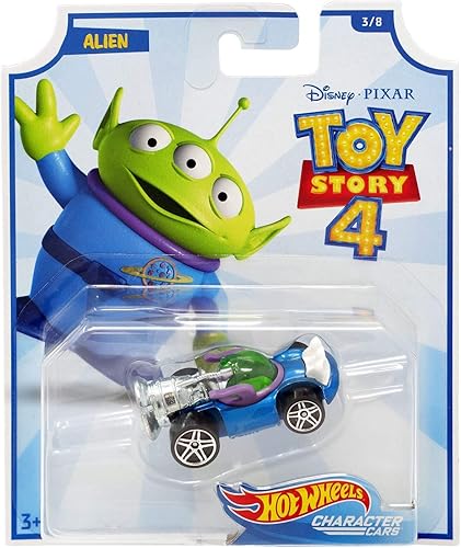 Miniatura 1 de 2019 Hot Wheels Personajes Coches Toy Story 4 Alien