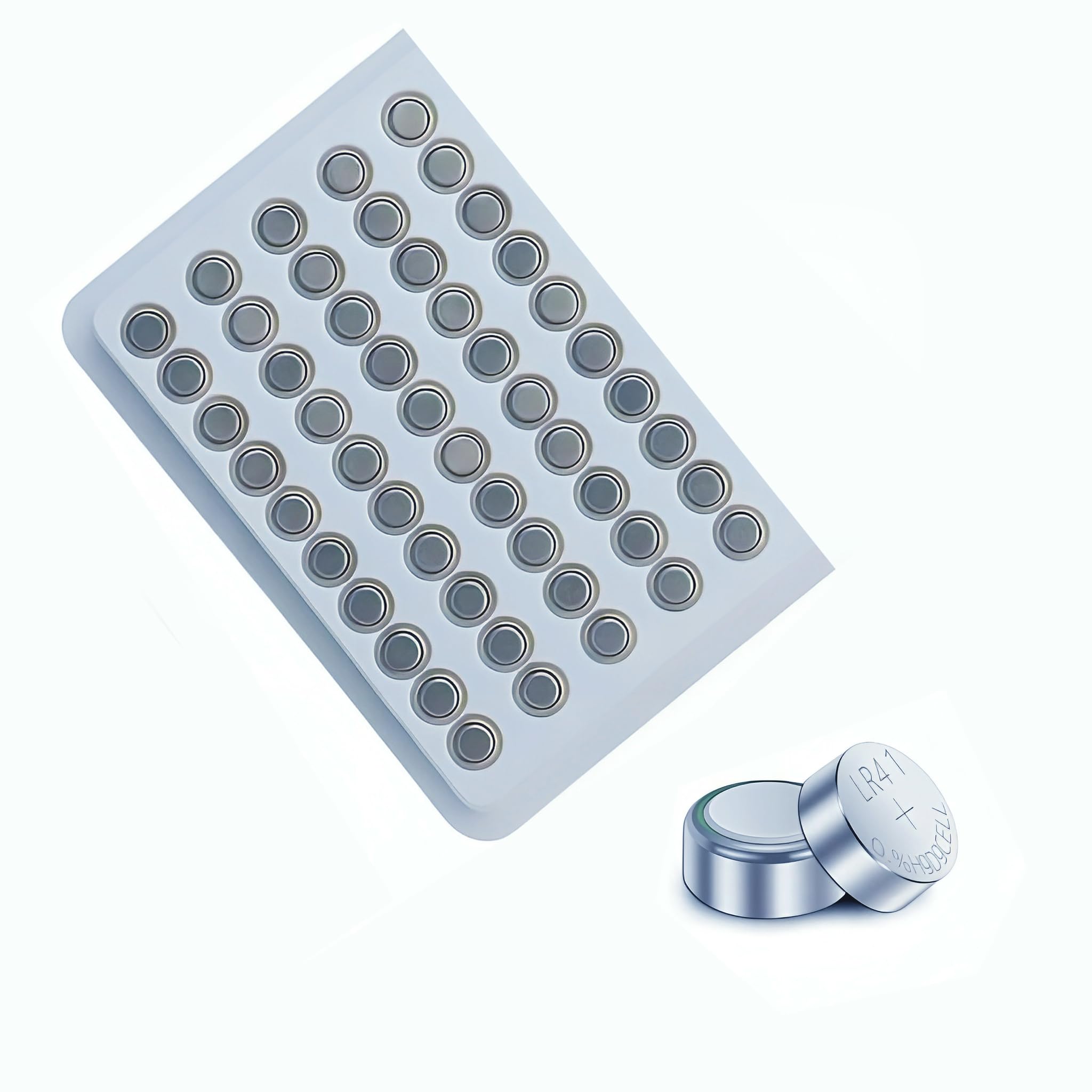 LR41/AG3 Alkaline Button Cell Batteries, 1.5V Lr41 Ag3 Lr736 392 392A 192 Sr41 Battery, for Digital Devices, Watches, Calculators, Laser, Candle Diya, Microphone, Electronic Toys Pack of- 50-image-45