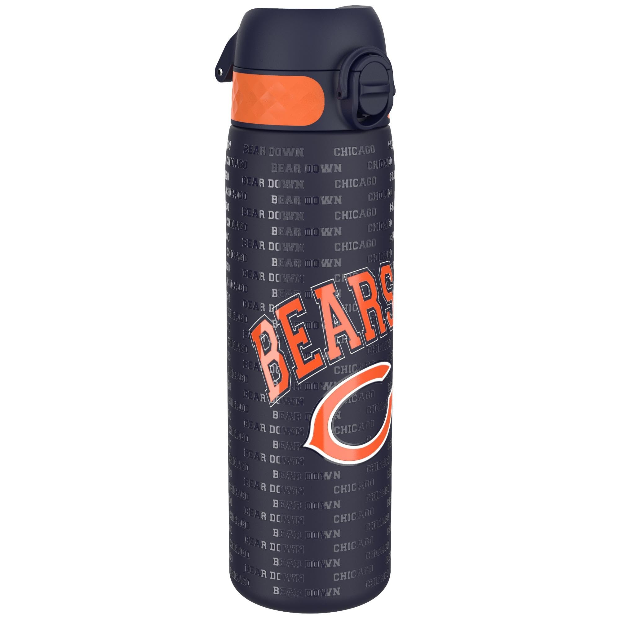Ion8 Leak Proof Nfl Water Bottle, Stainless Steel, Chicago Bears, 600Ml (20Oz)
