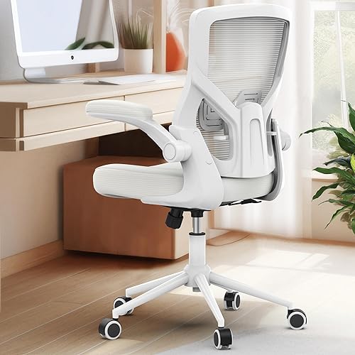 Miniatura 1 de CYKOV Silla de oficina, silla de escritorio con respaldo alto, altura ajustable y diseño ergonómico, silla de computadora para oficina en casa,