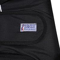 Vista 3 de Dura-Tech Botas de envío de caballos con forro polar Tamaño grande Color negro Cobertura completa de las piernas, resistente 600D Ripstop