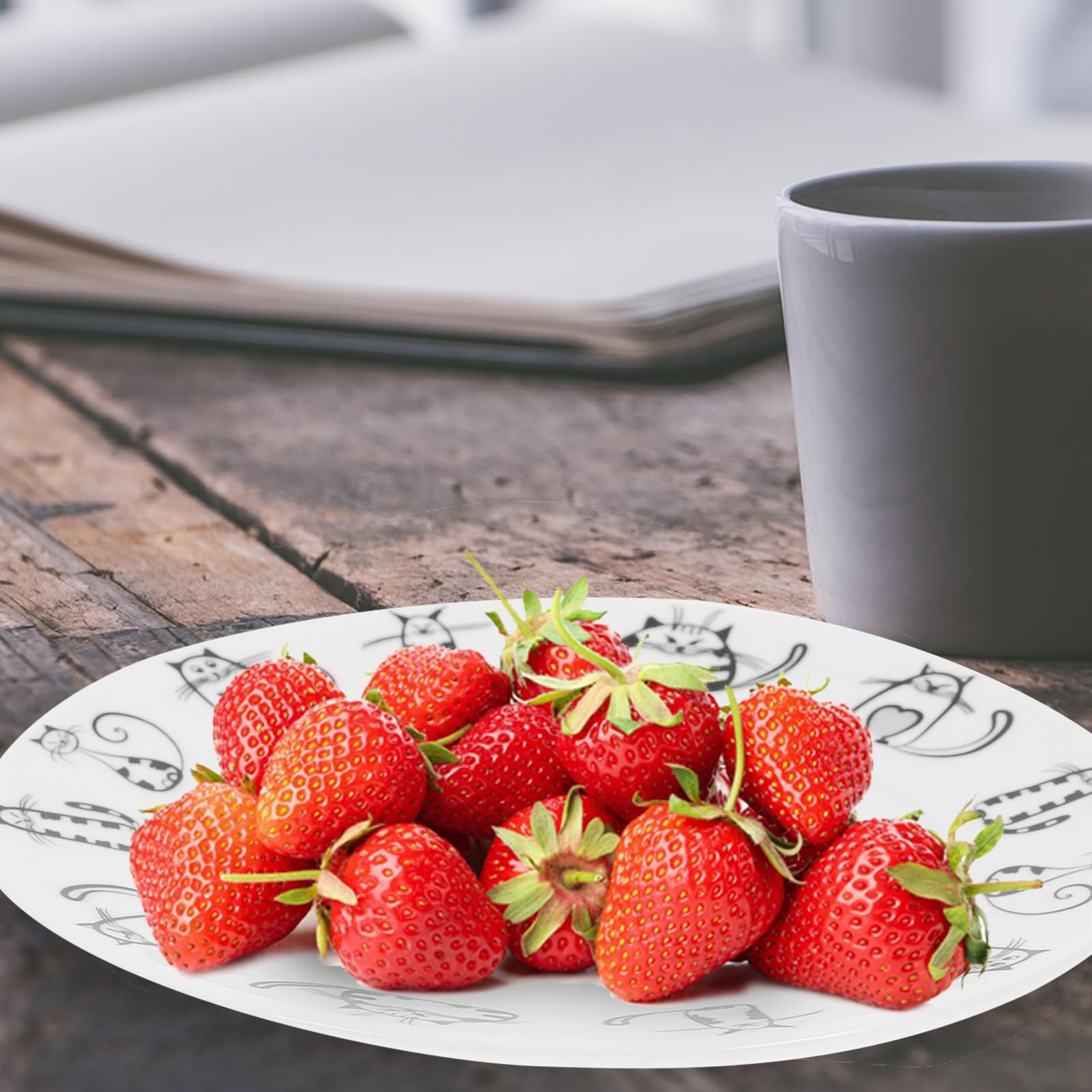 Piatto Diviso In Ceramica | 3 Scomparti | Senza Piombo | Per Bambini, Dieta, Snack, Dessert - Foto 12