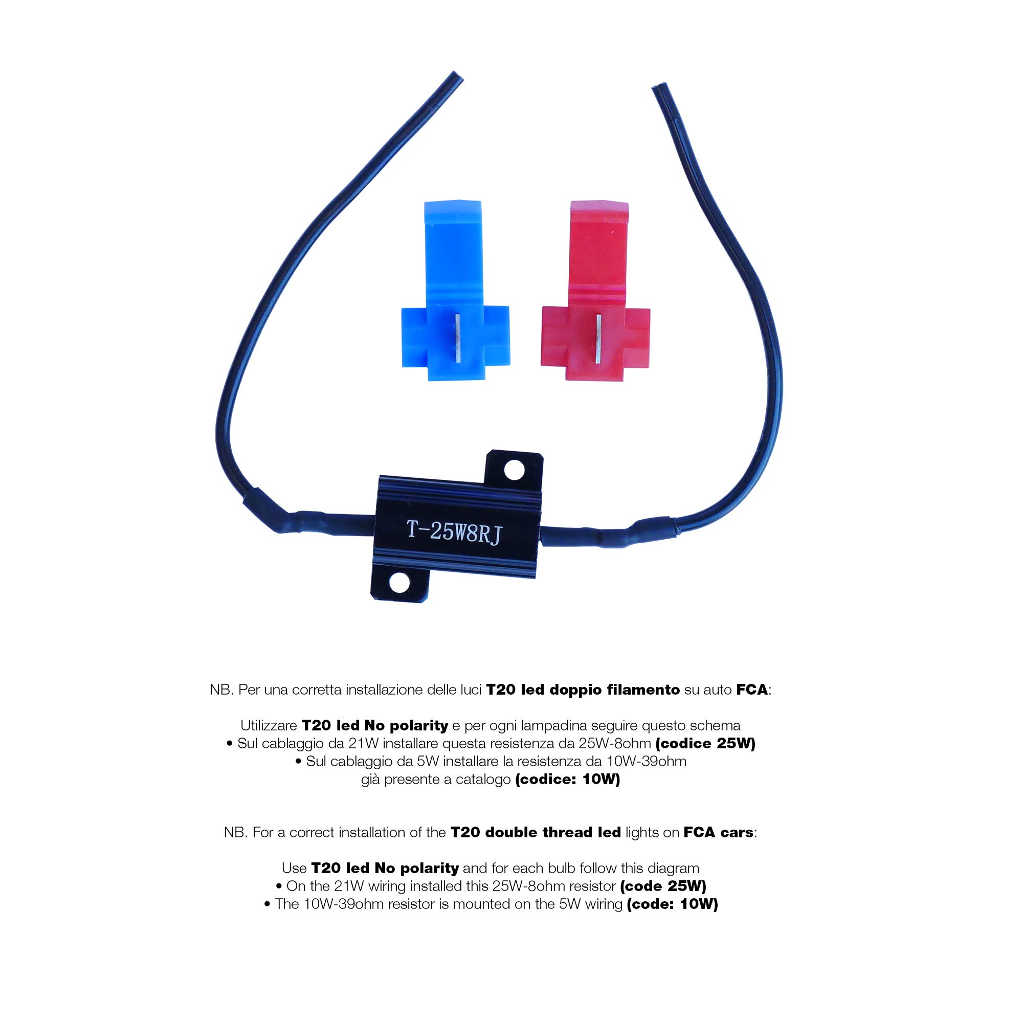 2 Resistenze Di Carico Da 50 Watt 10 Ohm + Morsetti Per Cavi - Foto 6