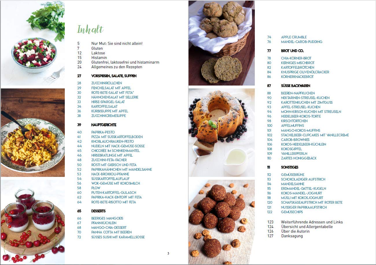 Lecker ohne Böses: Histaminfrei, glutenfrei und laktosefrei genießen