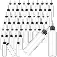 Vista 1 de Irenare Botellas de plástico para exprimir de 4 onzas a granel Boston dispensadoras de aceite para el cabello, botella exprimible de condimentos