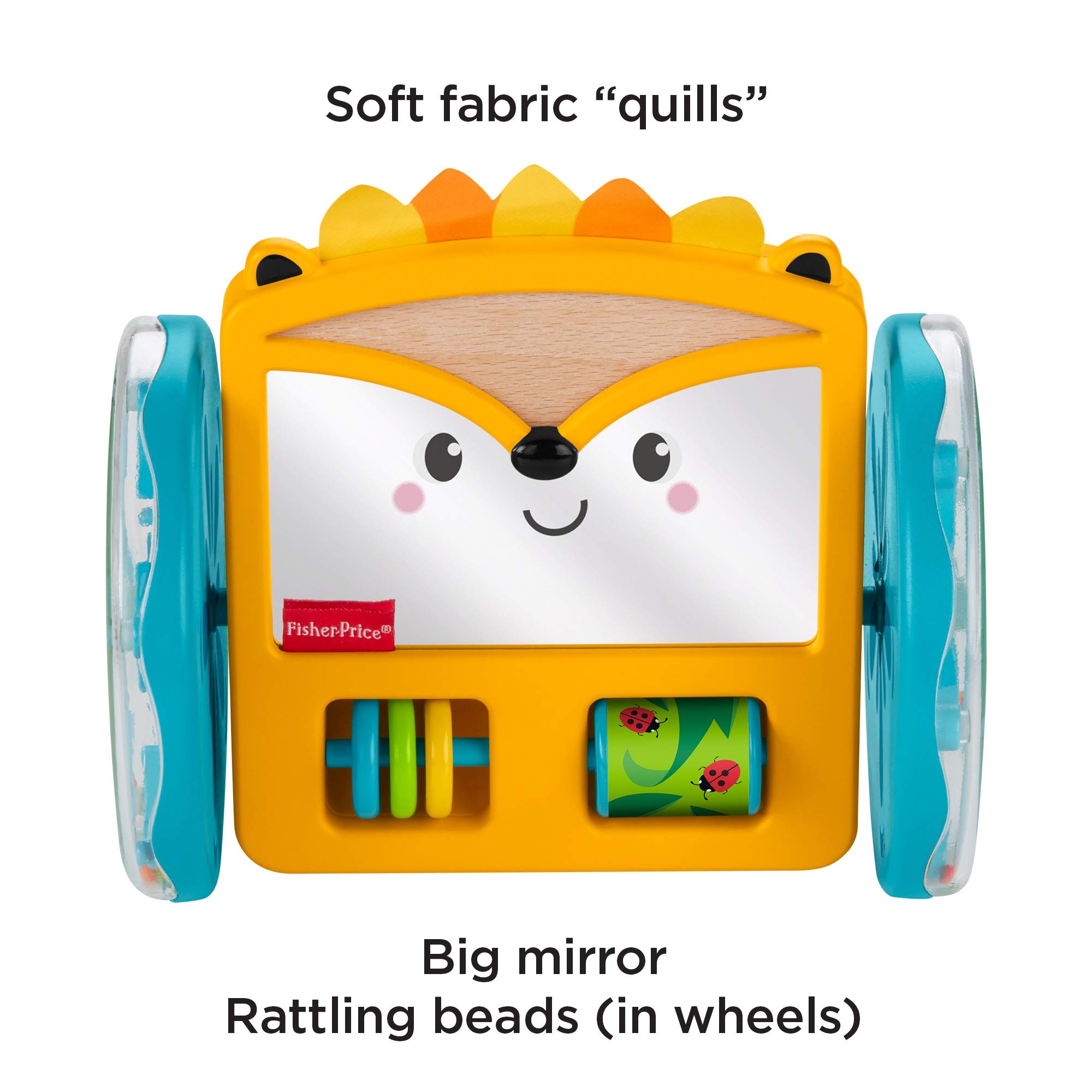 Buy FisherPrice Play & Crawl Hedgehog Mirror, tummy time and crawling