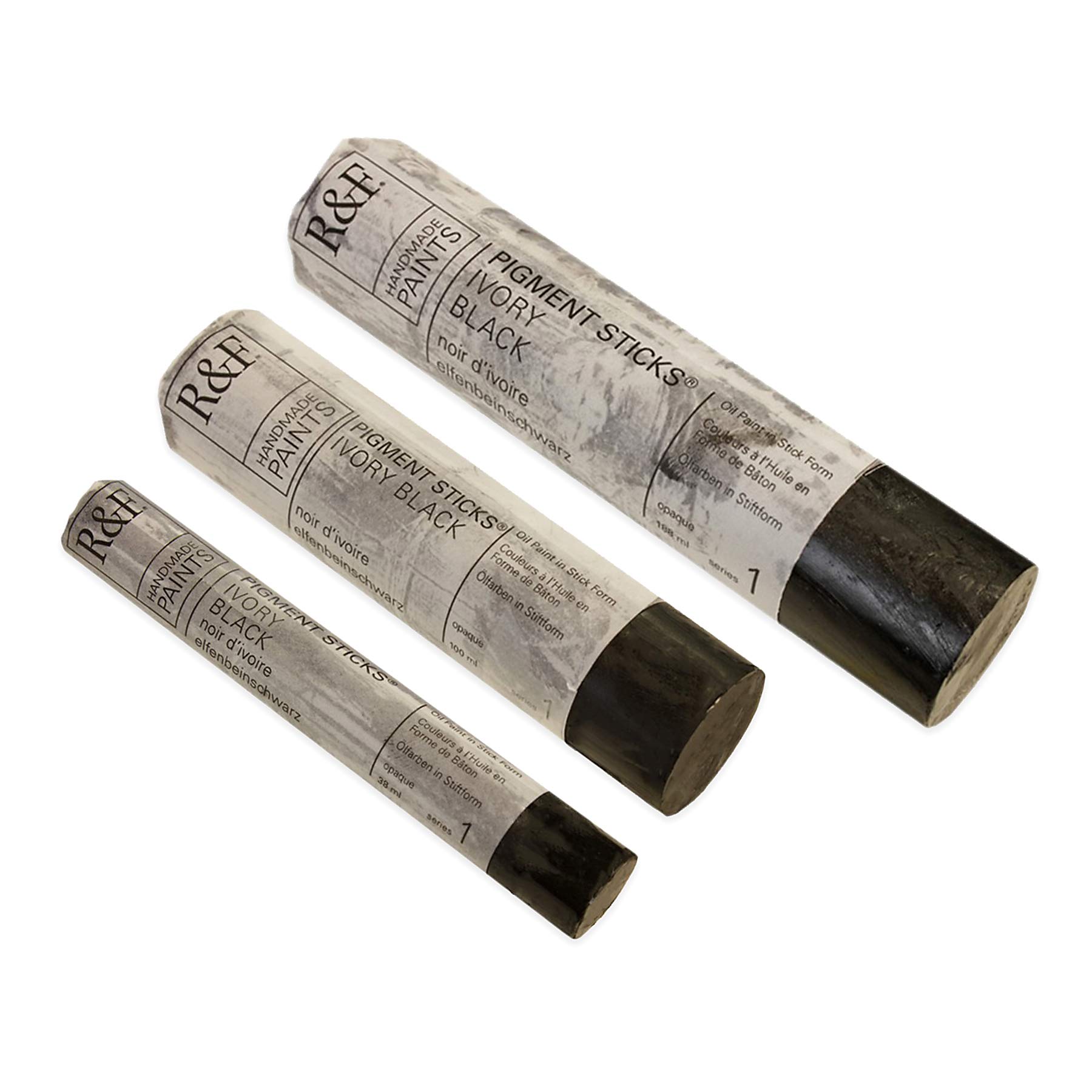 R&F Pigment Stick - 38ml - Ivory Black - View #6