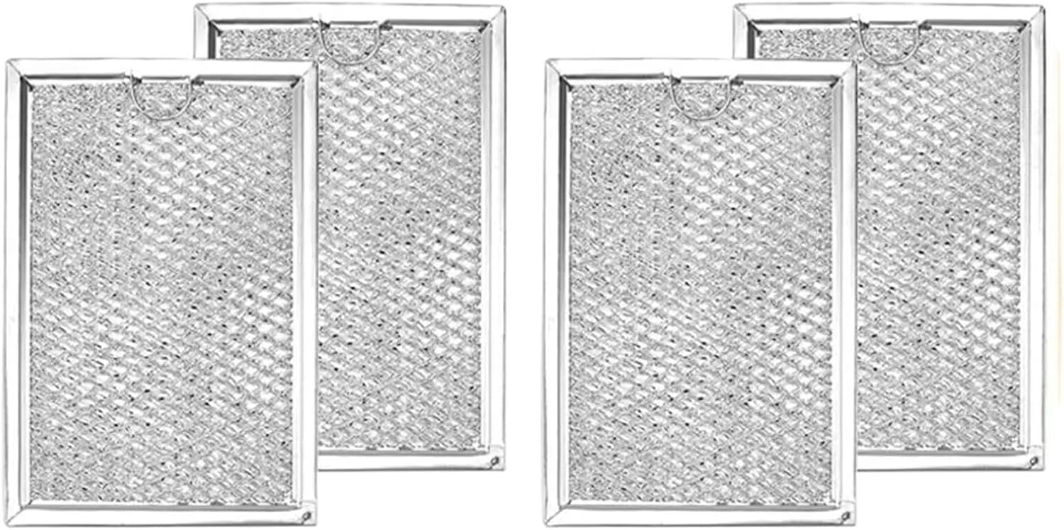 BBNV 4PCS Microwave Grease Vent Filter, Compatible for GE WB06X10309 WB06X10359 Replacement Parts
