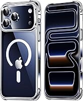 Vista 9 de Mkeke Funda Magnética Diseñada para iPhone 15 Pro, Compatible con MagSafe, Resistente al Amarilleo, Protección contra Caídas de Grado Militar, Funda