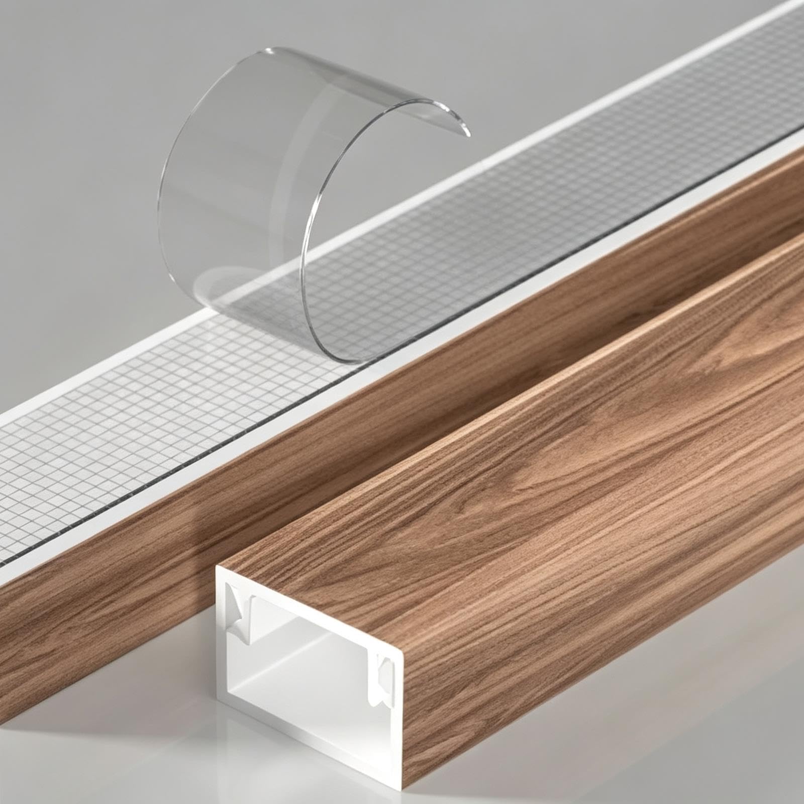 Kabelkanal In Holzoptik, Selbstklebend, Breite Bodenkabelabdeckung