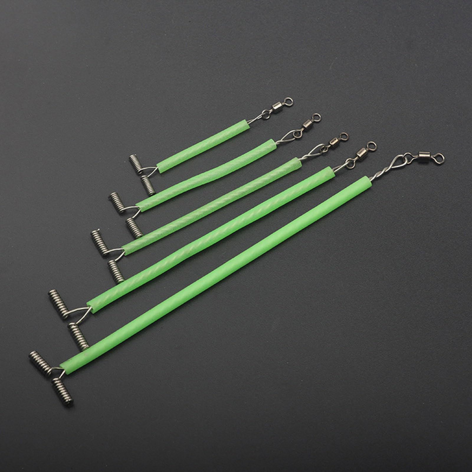 20 Pz/Set Tubo Luminoso Impianti di Pesca con Girelle di Rotolamento T-Shape Equilibrio 3 Vie Braccio Connettore Lenza Fare Attrezzatura