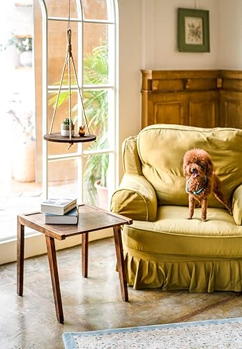 Miniatura 4 de Dahey 3 macetas colgantes de hierro de metal para valla de barandilla y estante de plantas colgantes para sala de estar, dormitorio, cocina