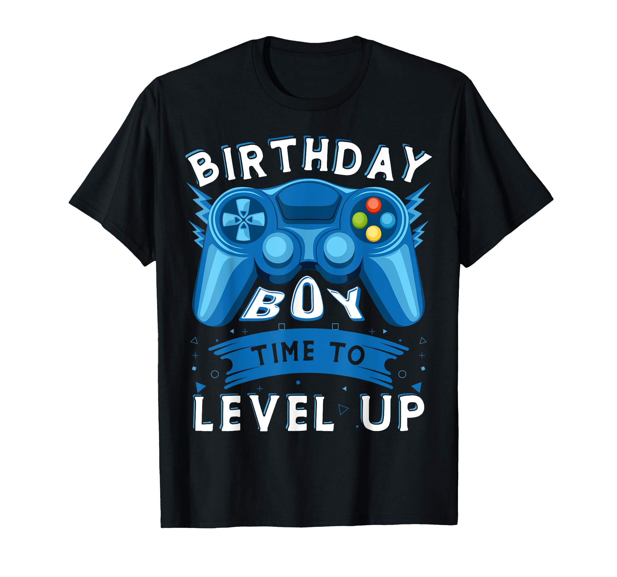Birthday Boy Time to Level Up Video Game Birthday Gamer Boys T-Shirt