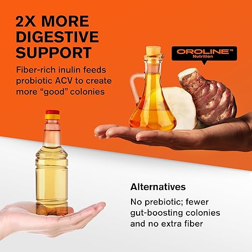 Miniatura 3 de Cápsulas de vinagre de sidra de manzana orgánicas (120 cápsulas  1500 mg) con prebióticos  píldoras de vinagre de sidra de manzana  Suplemento de