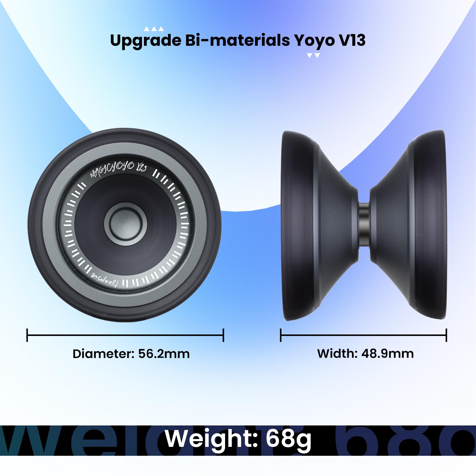 Amazon.com: MAGICYOYO V13 Bi-Material Yoyo for Kids 8-12, Dual
