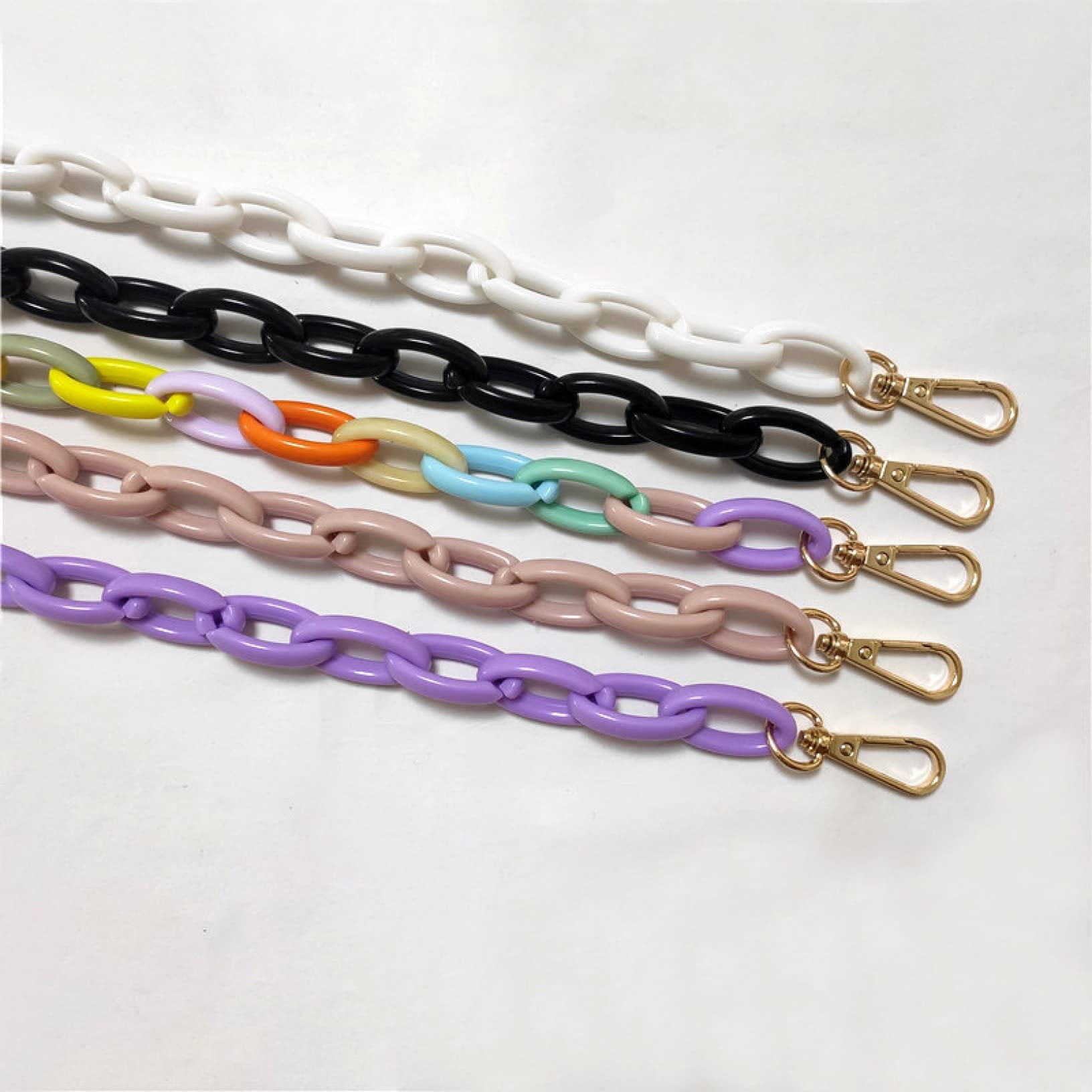 Cadenas para Bolsos, Asa Monedero Cadena Mujer Correas De Hombro Bolsos Accesorios(Pink,100)