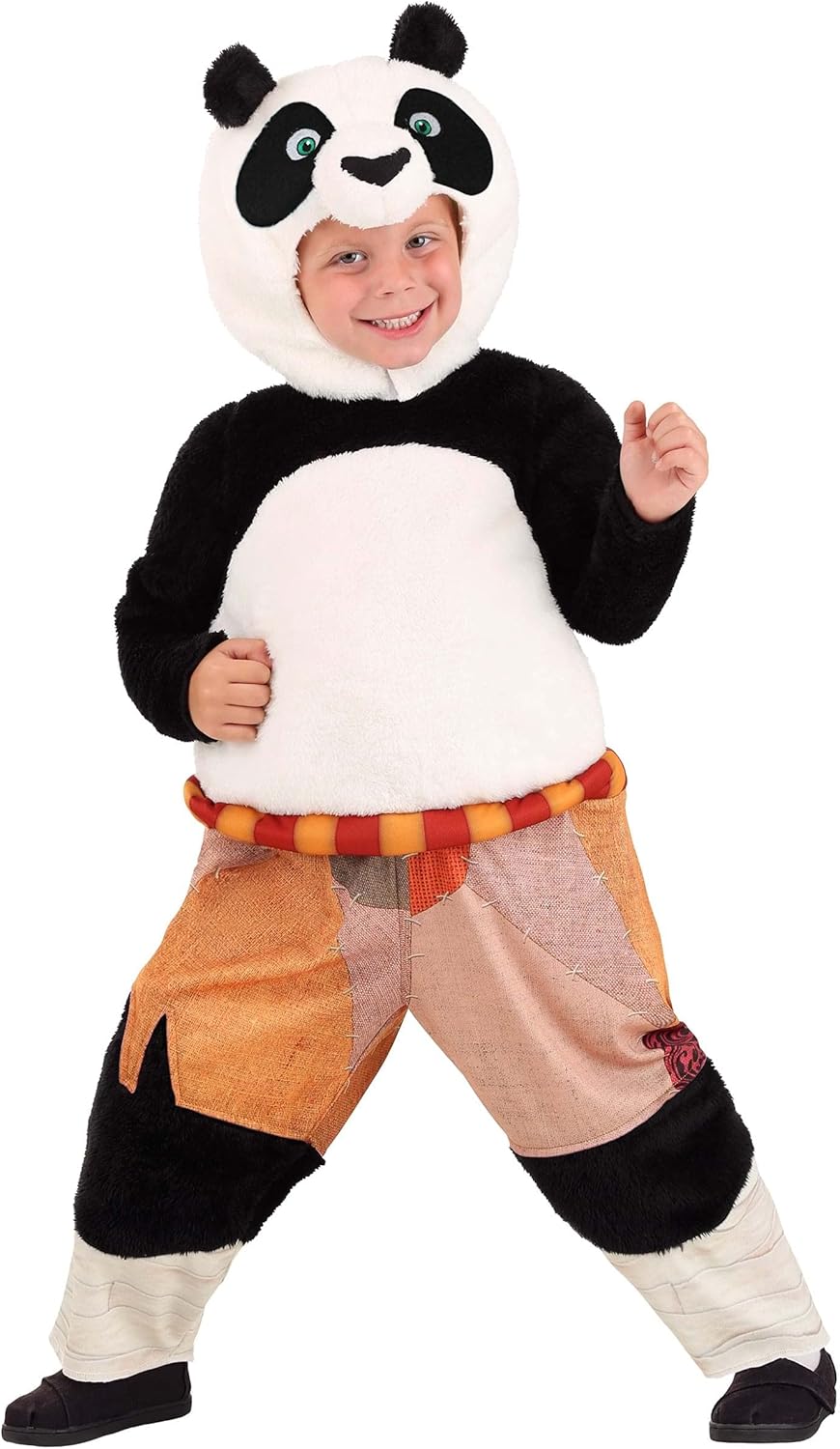 Kung Fu Panda Toddler Po Costume, Panda Po Outfit Jumpsuit