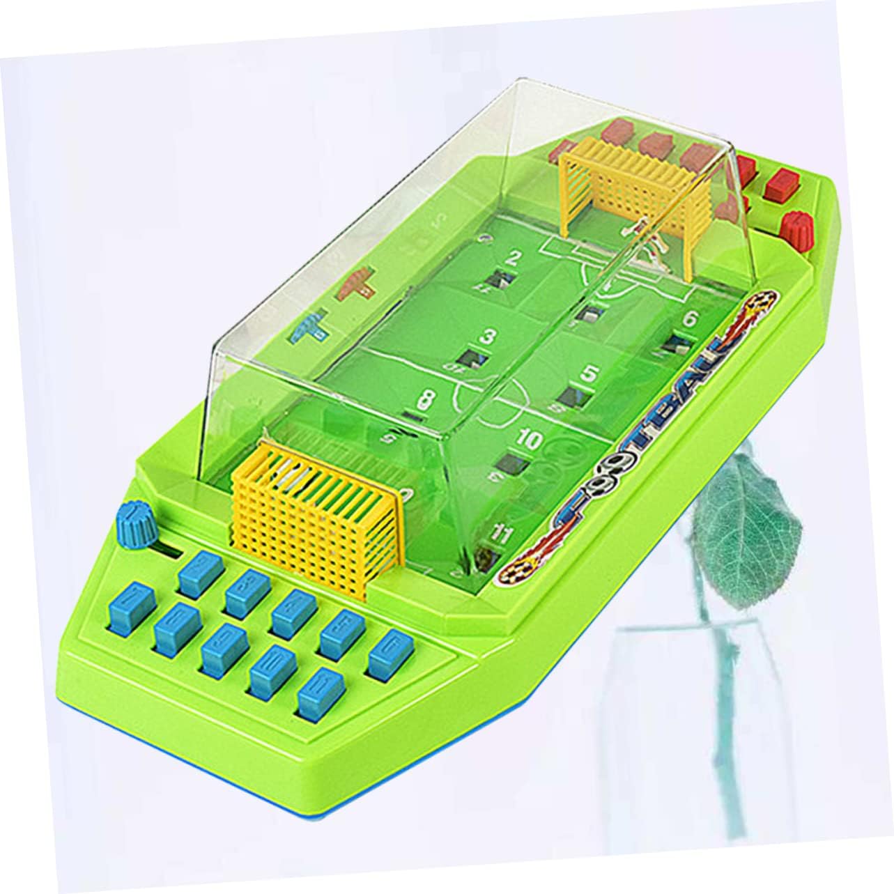 YARNOW Mini Tabletop Soccer Game Toy for Boys and Girls Adults 2-Player Interactive Football Game Fun Family Entertainment No Battery Required for Home Office