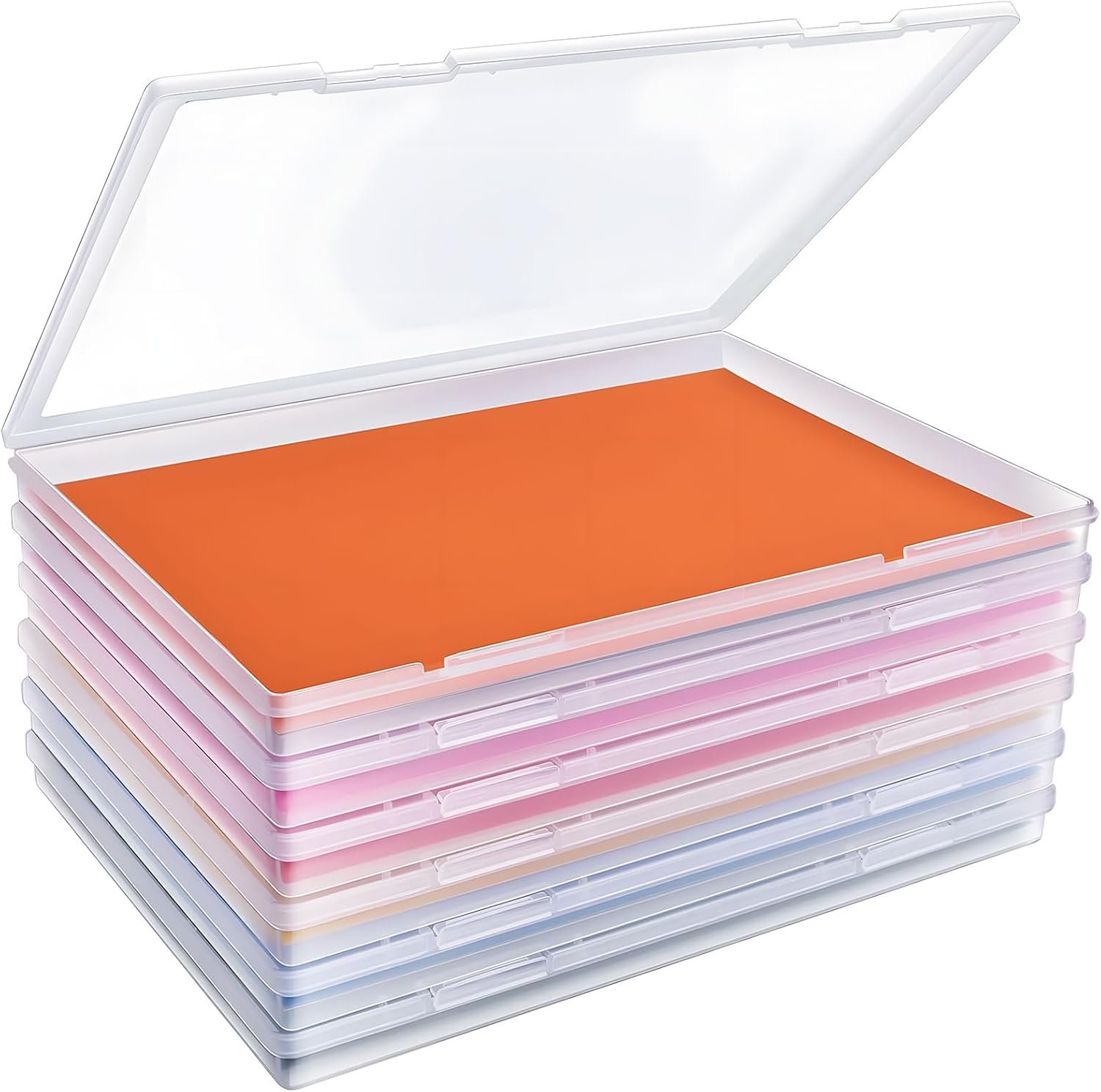 Scratch Protective Case for 8x10inch Images Easy Transport Photos Decor Scrapbooks Storage