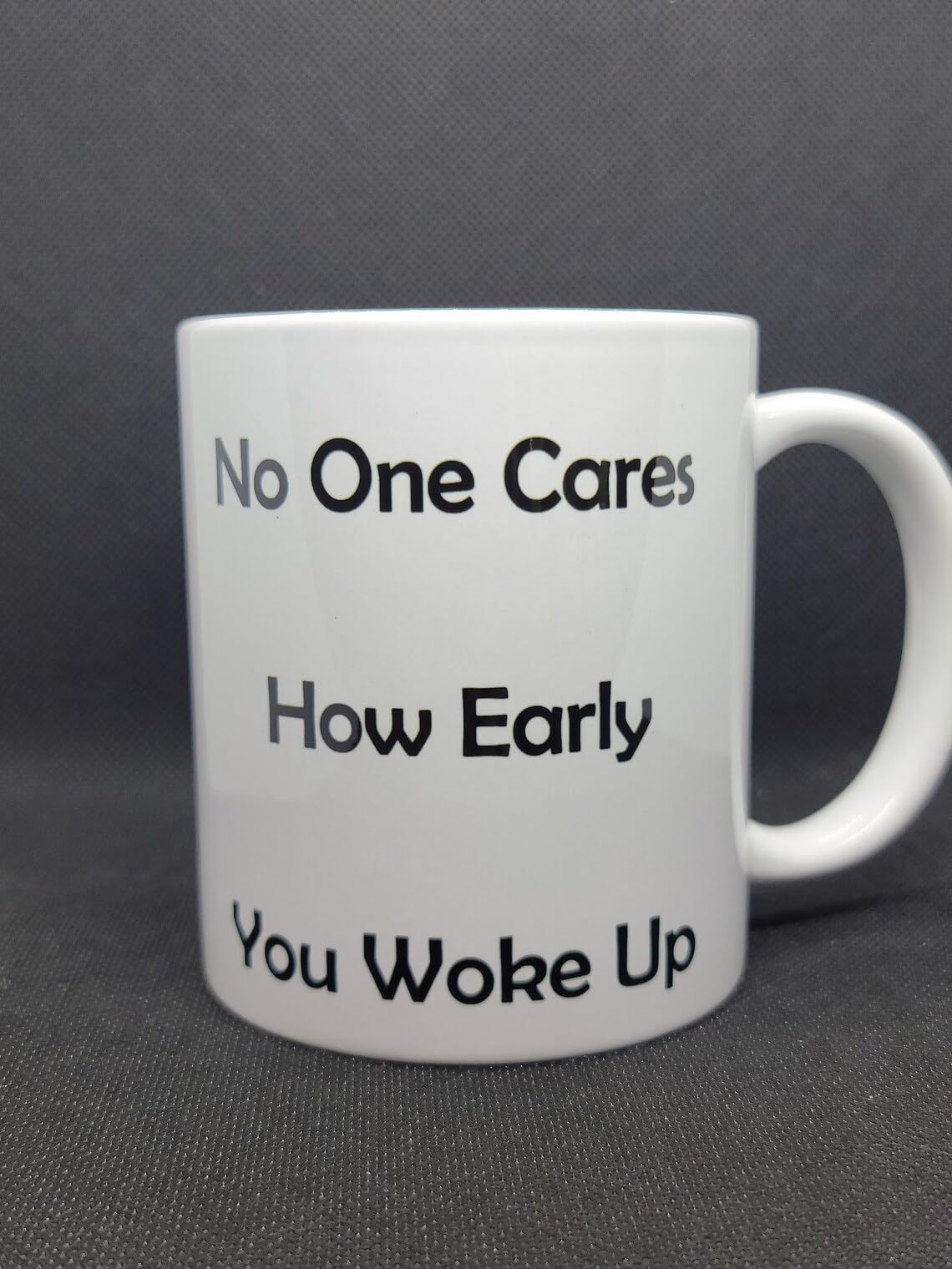 12 oz. Dr. Rick Coffee Mug - No One Cares How Early You Woke Up