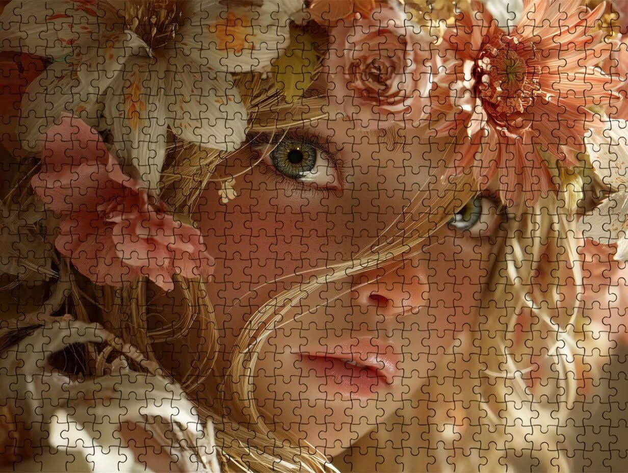 Puzzle dla dorosłych 5000, Girl Is Cute puzzle 5000 elementów dla dorosłych, klasyczne gry edukacyjne, gry i zajęcia rodzinne, do dekoracji ścian domu, świetny pomysł na prezent R0KH-676