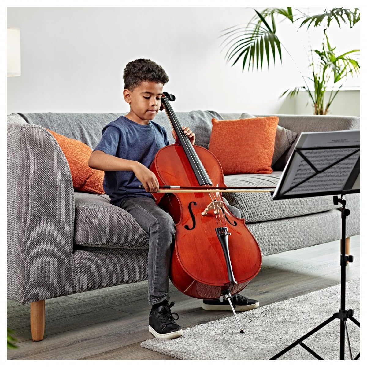 Violonchelo de Estudiante Tamaño 1/2 + Estuche de Gear4music