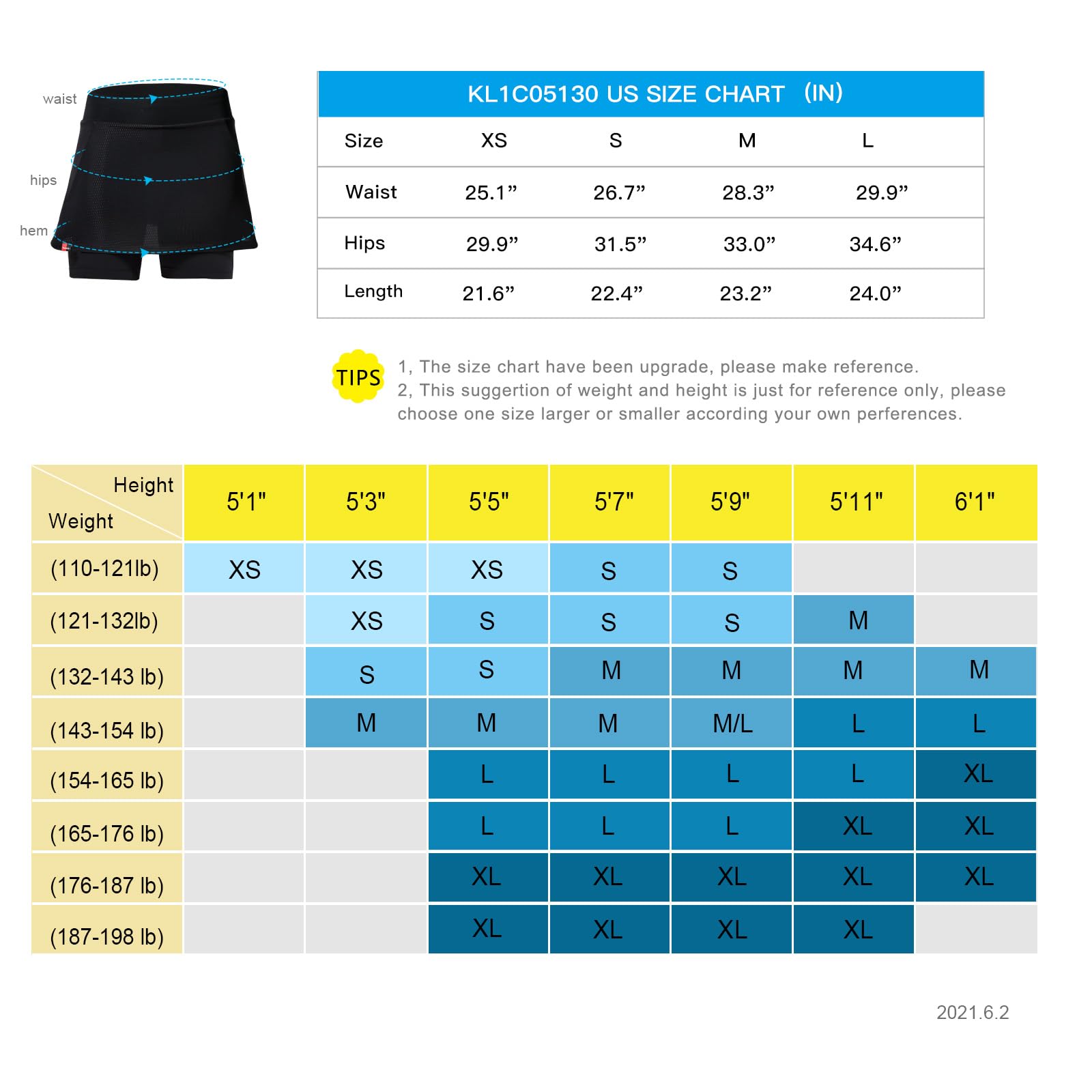Santic Pantaloncini da ciclismo da donna 2 in 1, pantaloncini da ciclismo con fascia alta imbottita