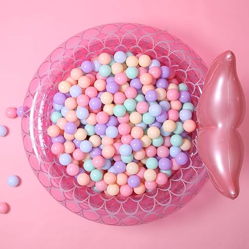 Miniatura 34 de GOGOSO Pelotas para niños pequeños, paquete de 50, 100, 200 bolas de plástico, sin ftalatos, sin BPA, no tóxicas, de 2.2 pulgadas, a prueba