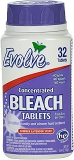 Evolve Concentrated Bleach Tablet 32 ct Summer Lavender (1 pack)