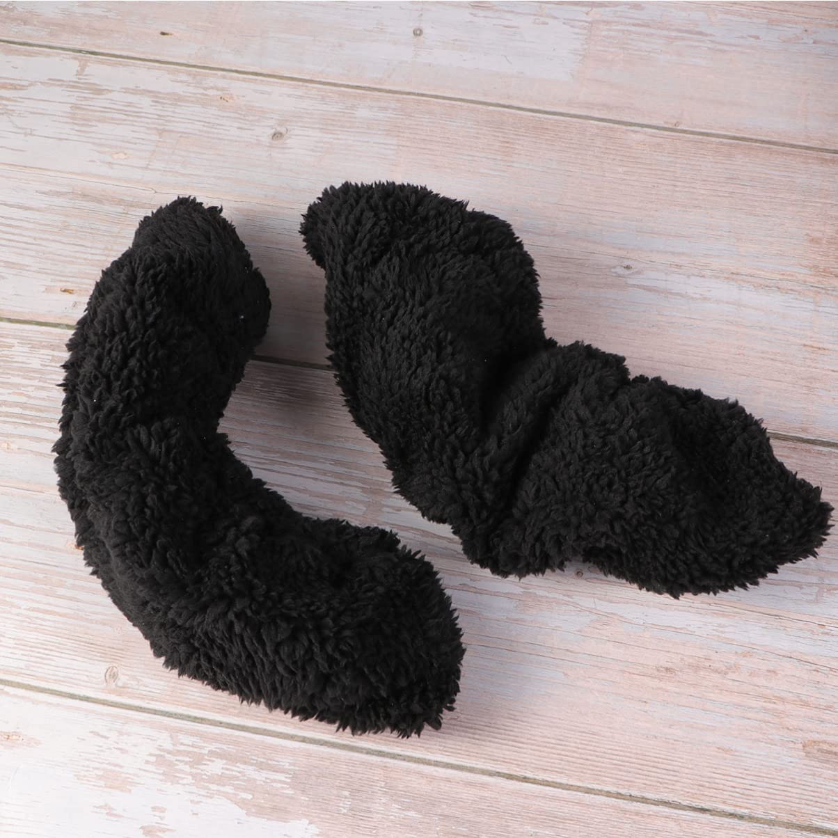 BESPORTBLE 6paires Couvre-Lames Élastiques pour Garçon Fille Protection Absorbante pour Patins à Glace Et Hockey Noir