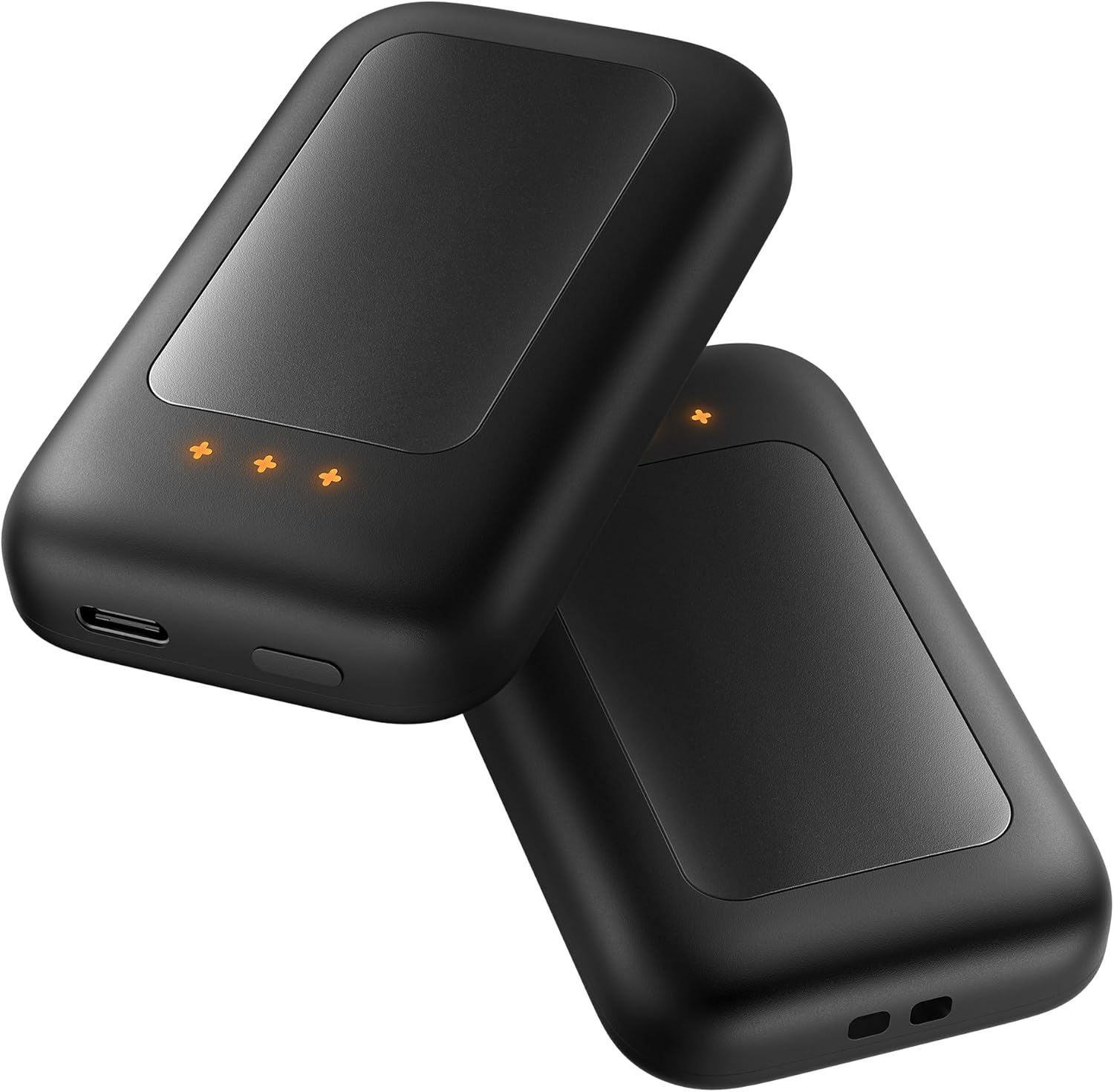 AI Hand Warmers Rechargeable, Reusable Portable Electric Hand Warmer, Fast Intelligent Heating in 1 Second, Gifts for Christmas, Outdoor, Golf, Hunting, Camping Accessories Black 1Pack*4Box