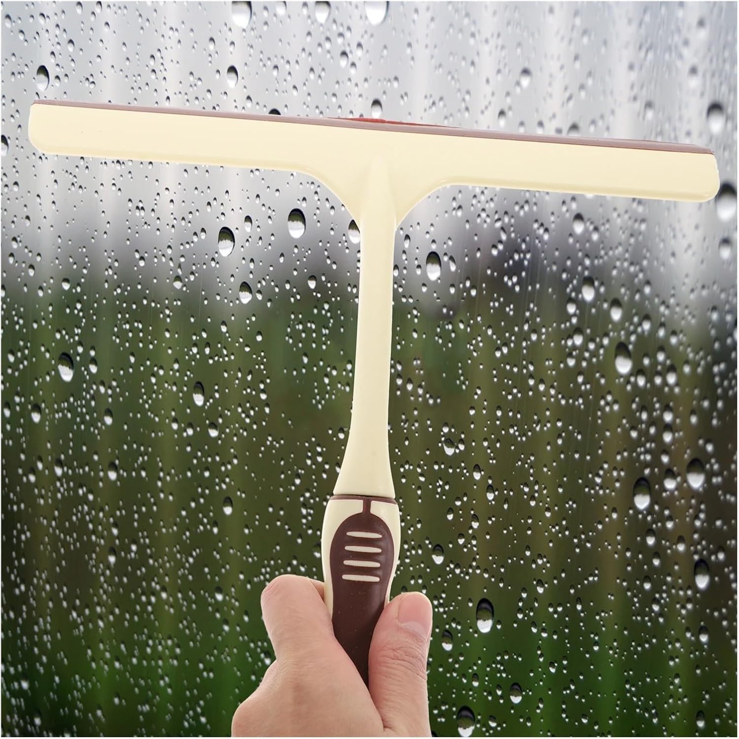 4Pcs Window Squeegee Handheld Glass Scraper Durable Soft Handle for Car Windshield Cleaning Wiper Tools