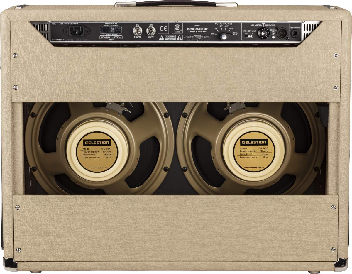 Amazon.com: Fender Tone Master Twin Reverb Guitar Amplifier